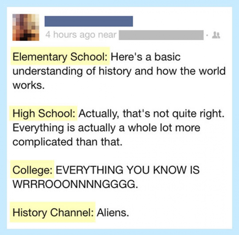 The Way We Get Educated