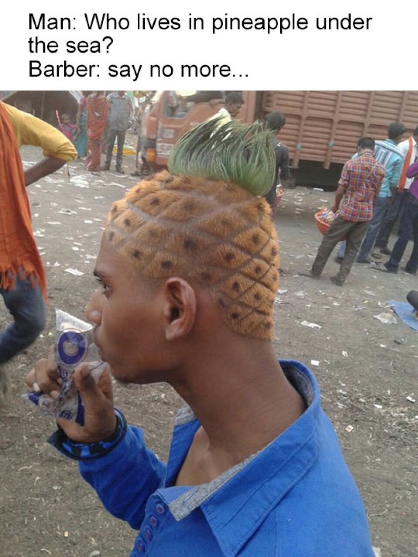 SpongeBob Haircut