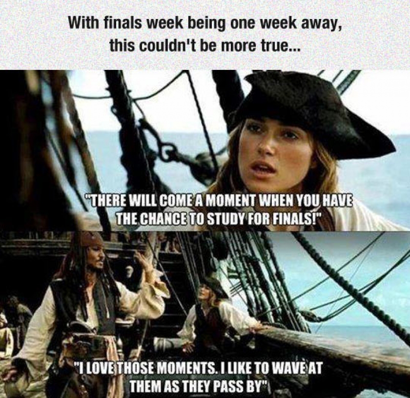 Studying For Finals Week