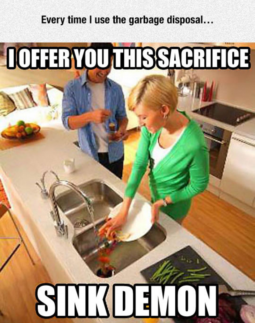 Using The Garbage Disposal