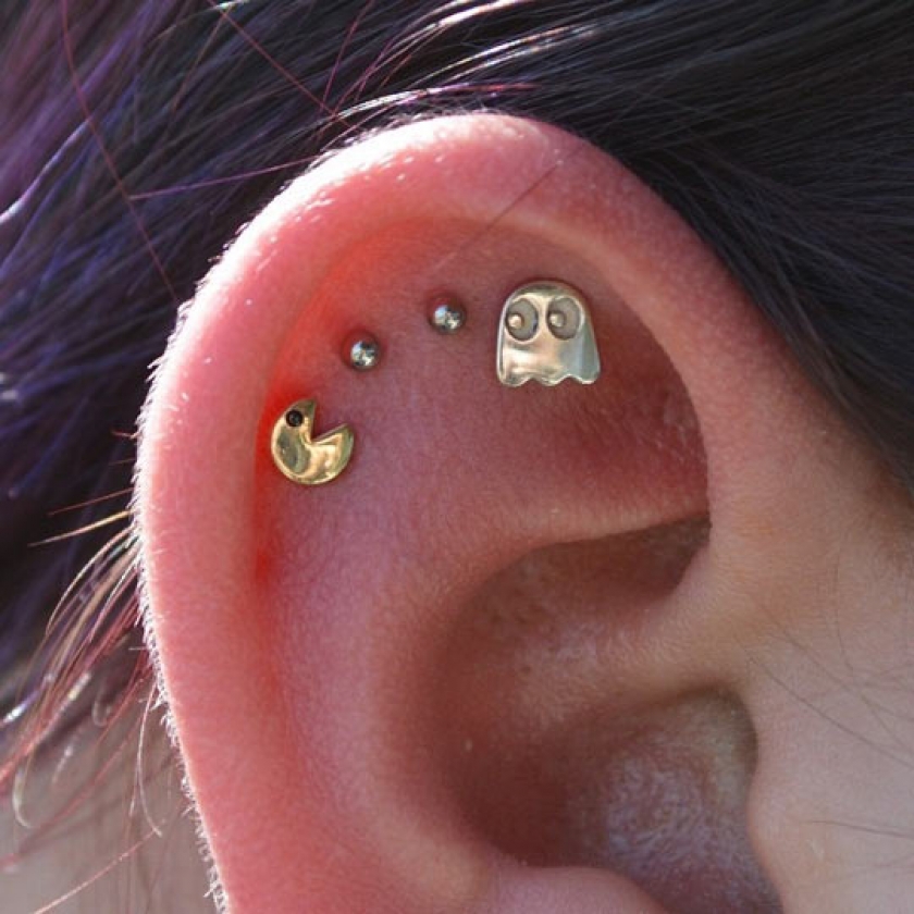 Pac-Man Ear Piercing Win