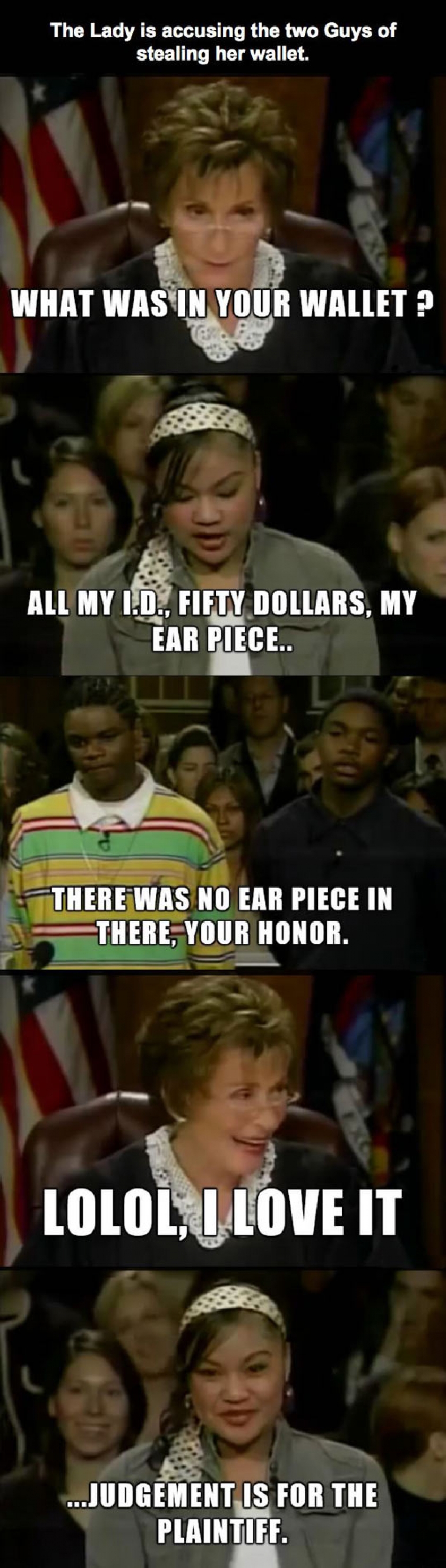 Fastest Judge Judy Decision Ever