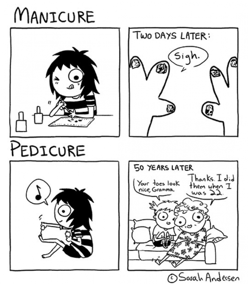 Manicure Vs. Pedicure