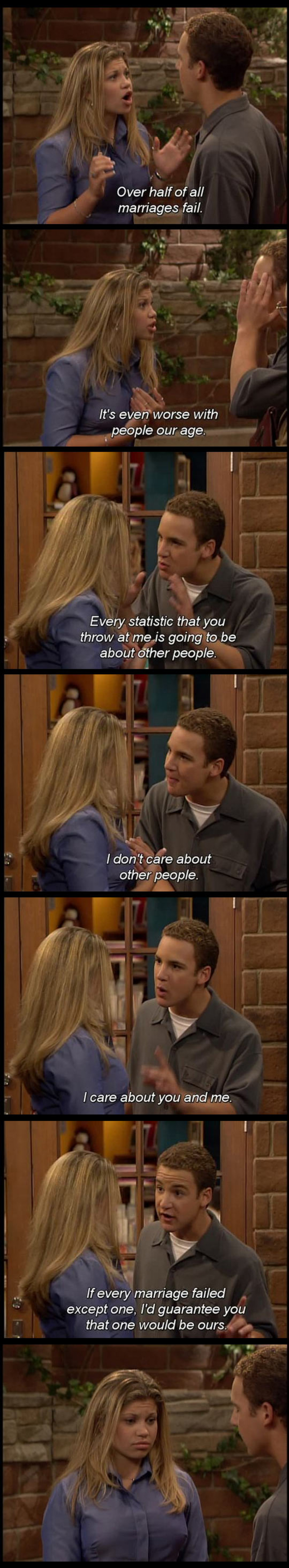 Boy Meets World’s Most Romantic Scene