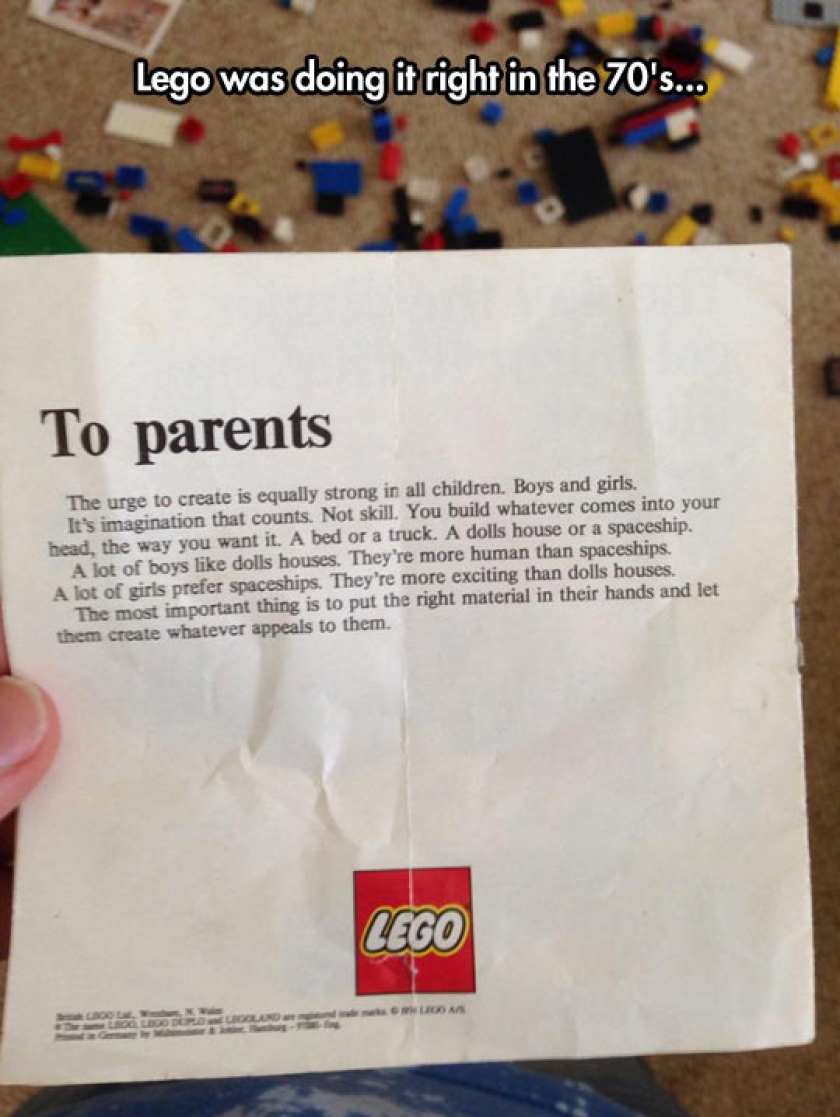 Lego Doing It Right