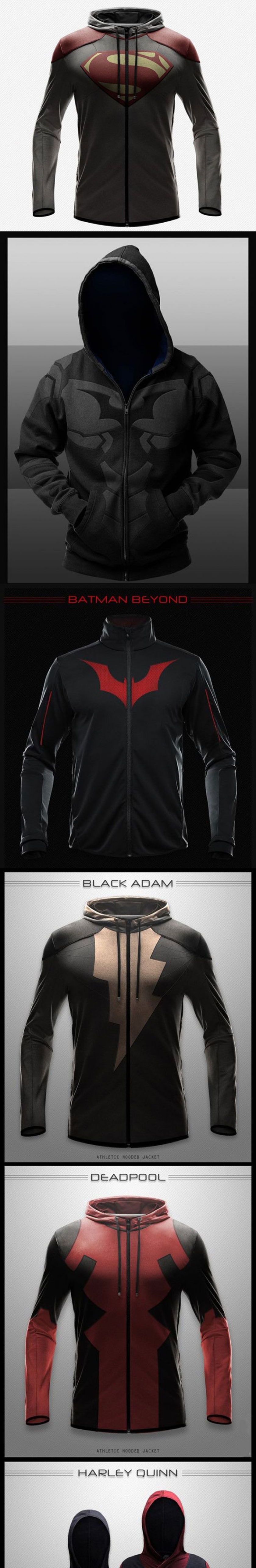 Superhero Hoodies, I Need All Of Them