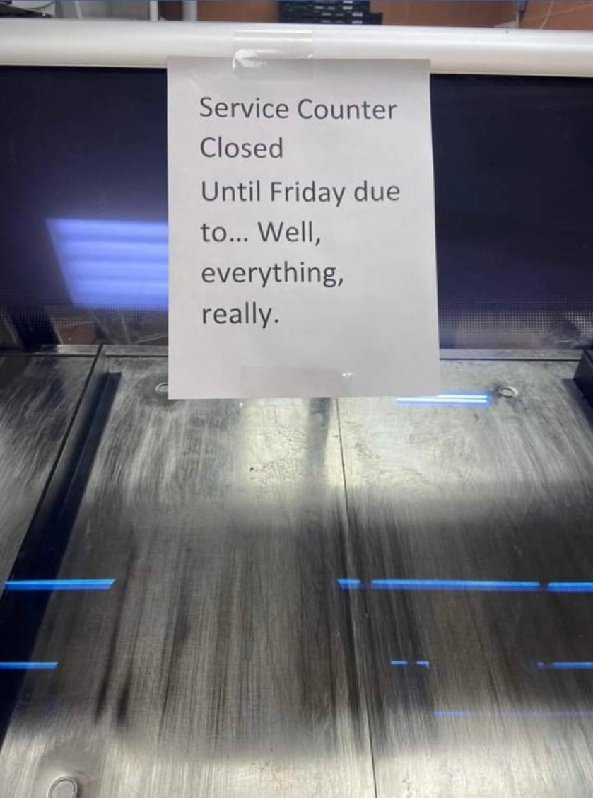 Kroger in Greenfield, Indiana out of well, everything, really!