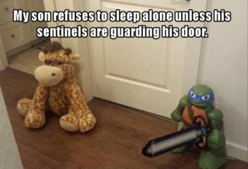 With guards like those I wouldn't step near