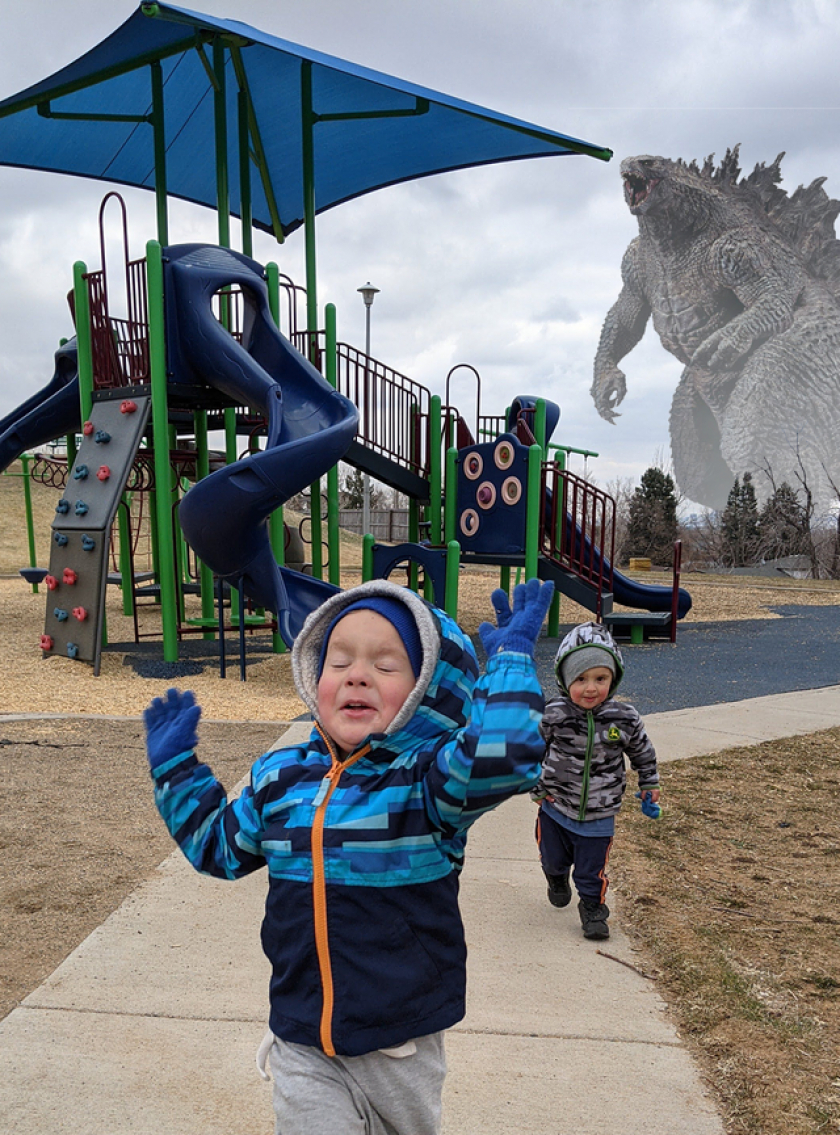My sister-in-law asked me to do this to a picture of her kids.