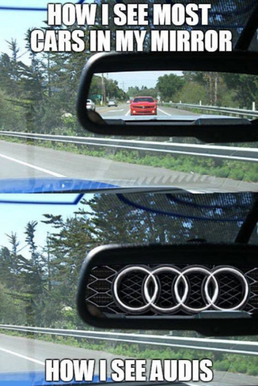Normal Driver Vs. Audi Driver