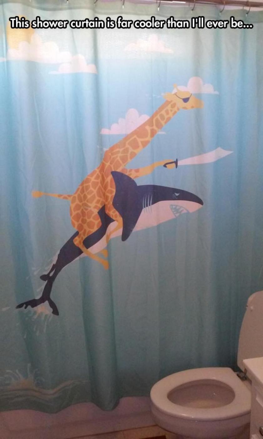 I Love This Shower Curtain