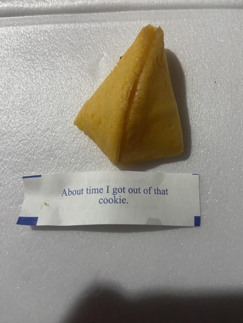 What I got in my fortune cookie today
