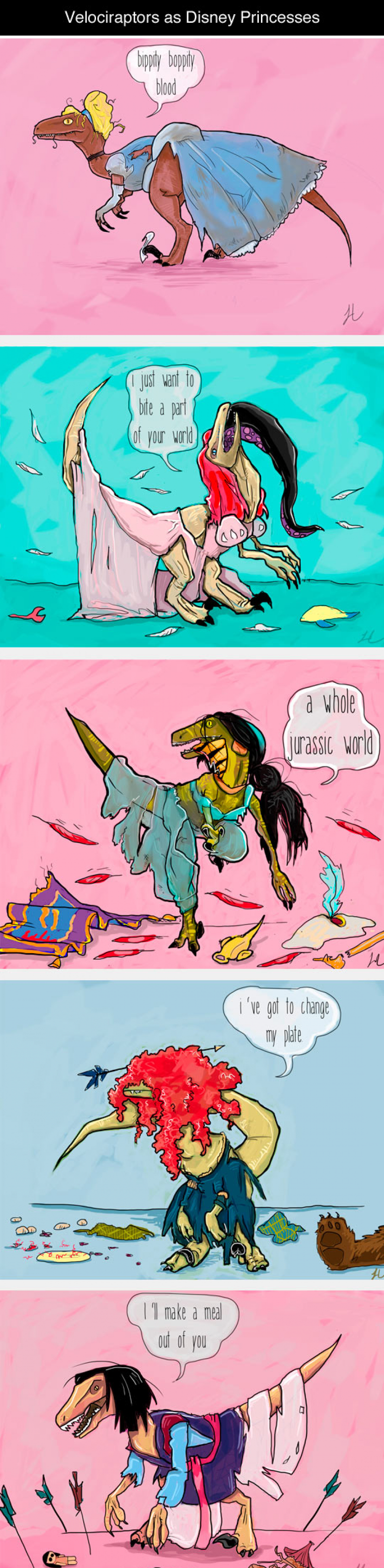 If Dinosaurs Were Disney Princesses