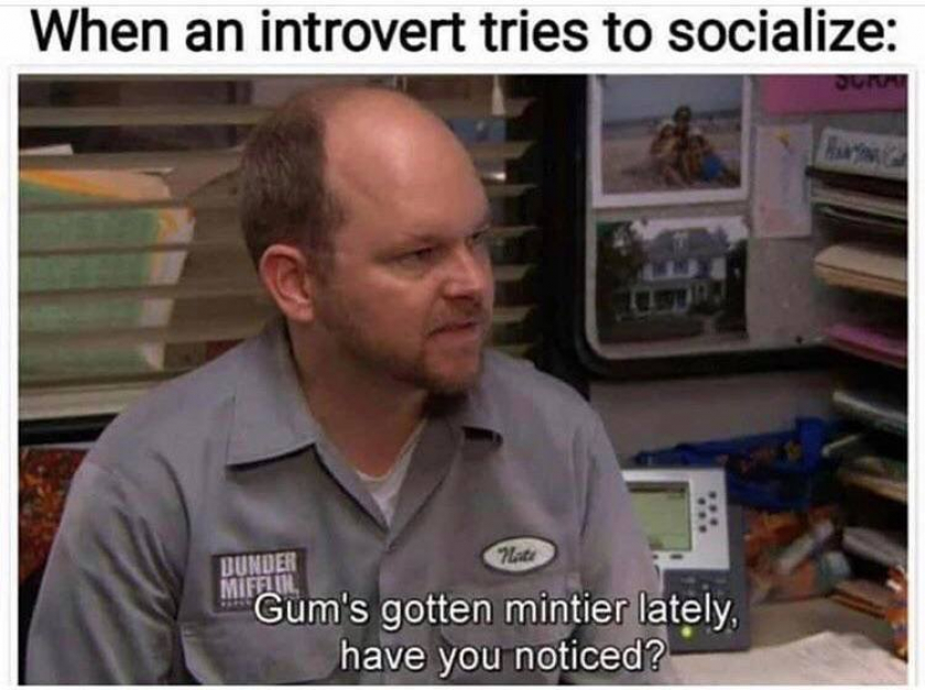 My socializing skills