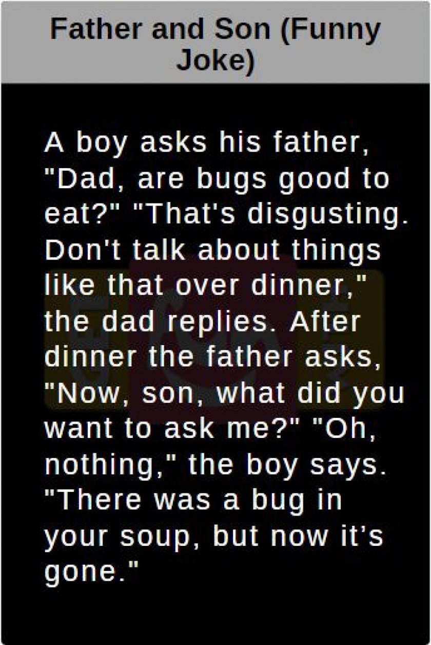 Father and son