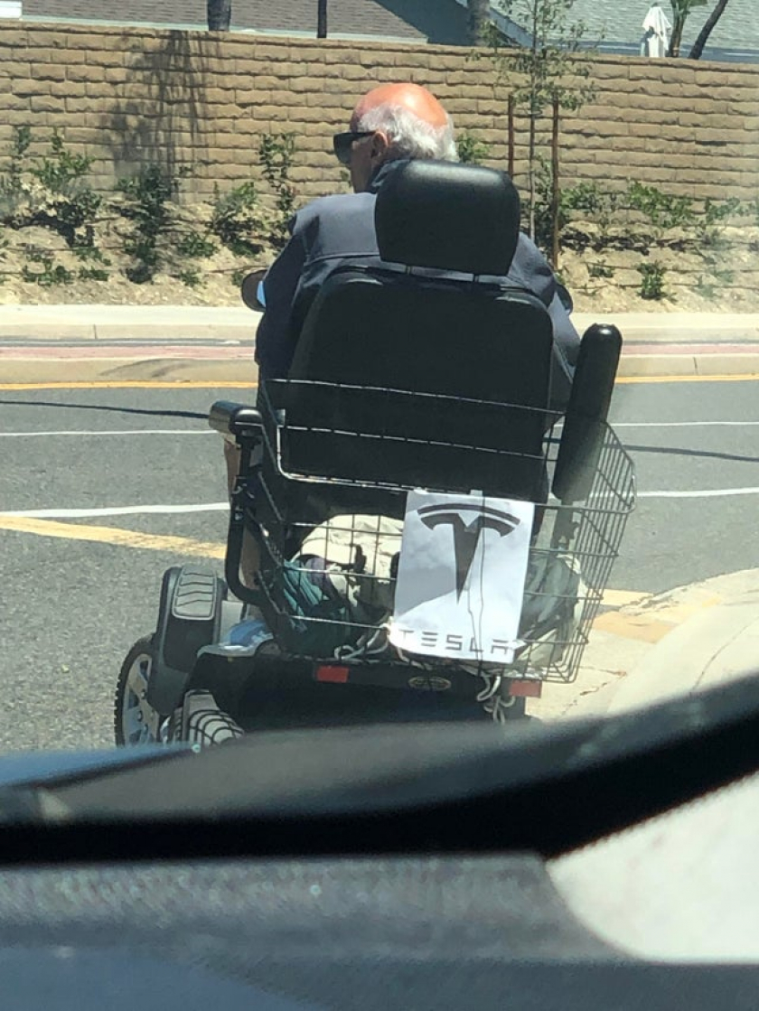 Old man with a sense of humor