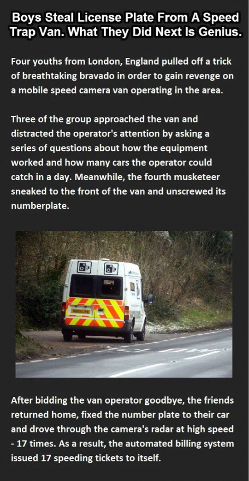 Speed Trap Prank