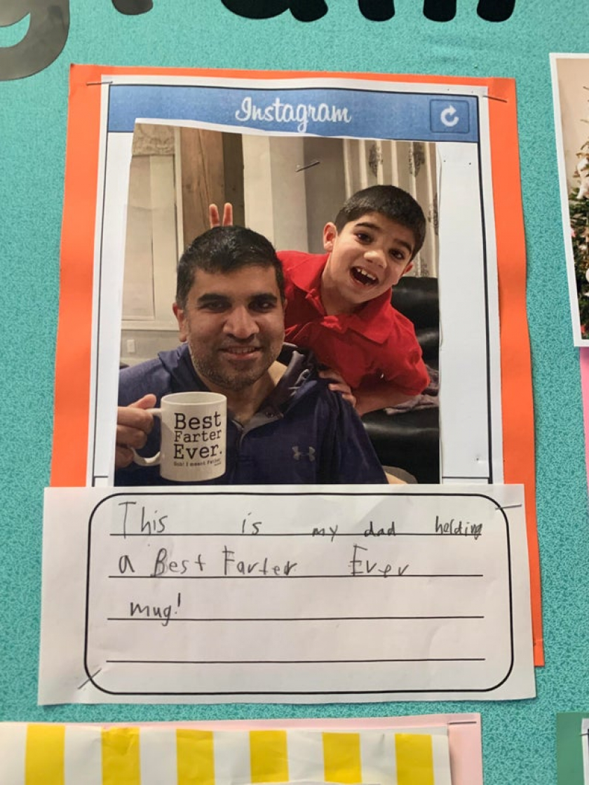 Found out my kid had this on his school classroom wall all year.