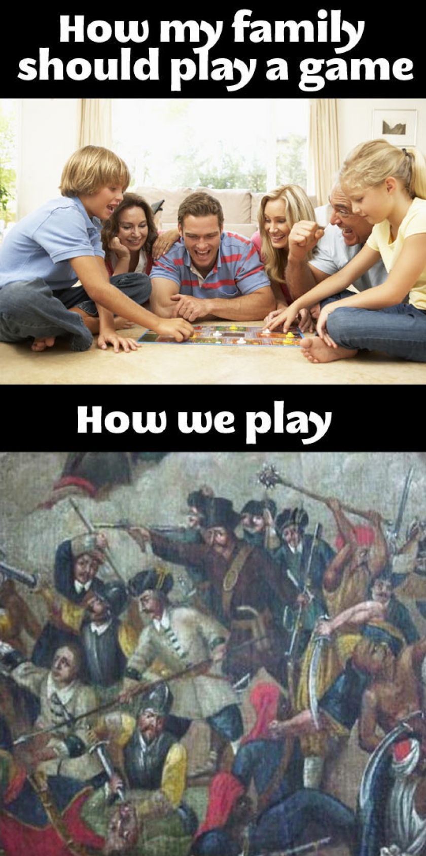 Family Playing Board Games