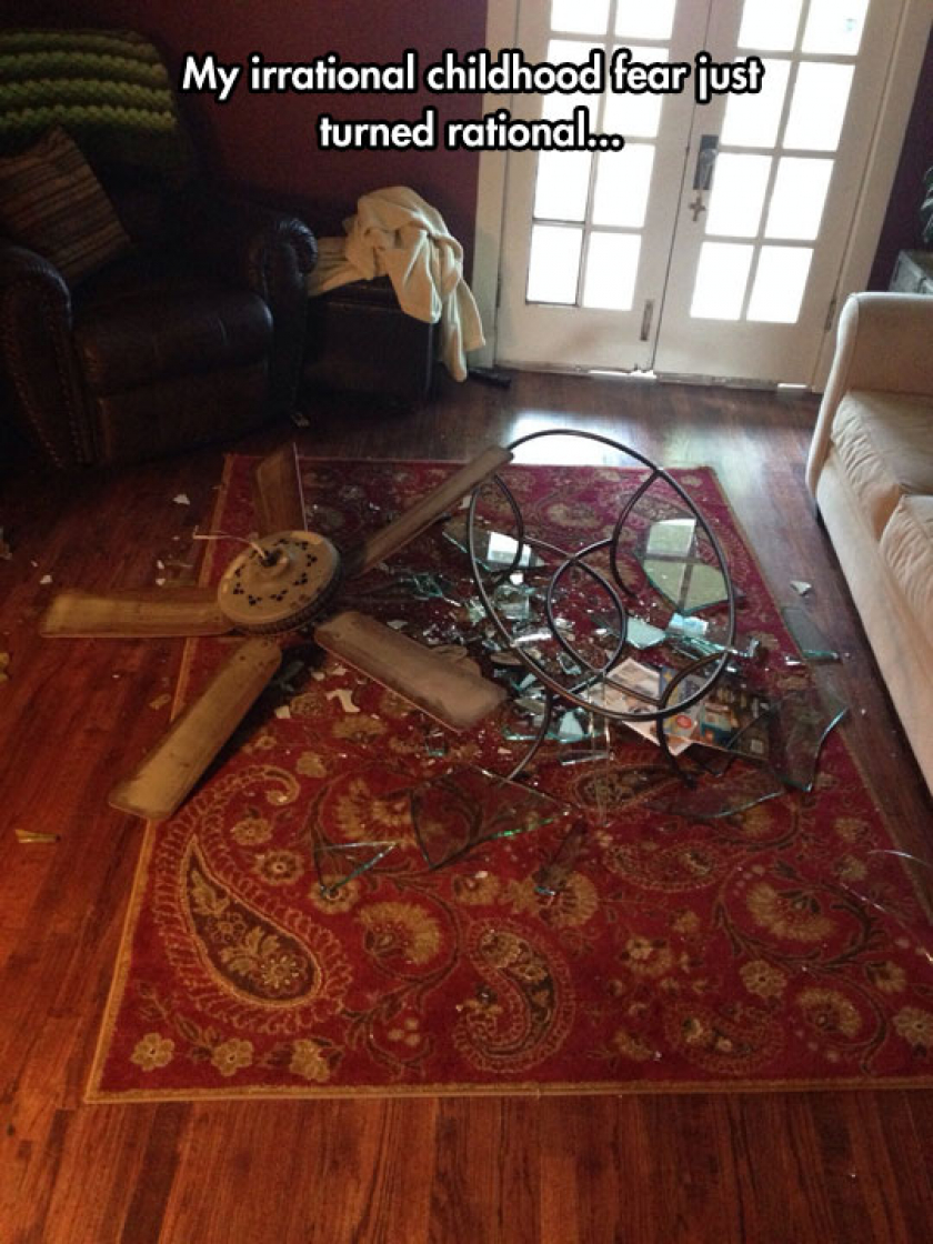 Doesn’t Look Like It Was A Fan Of That Table
