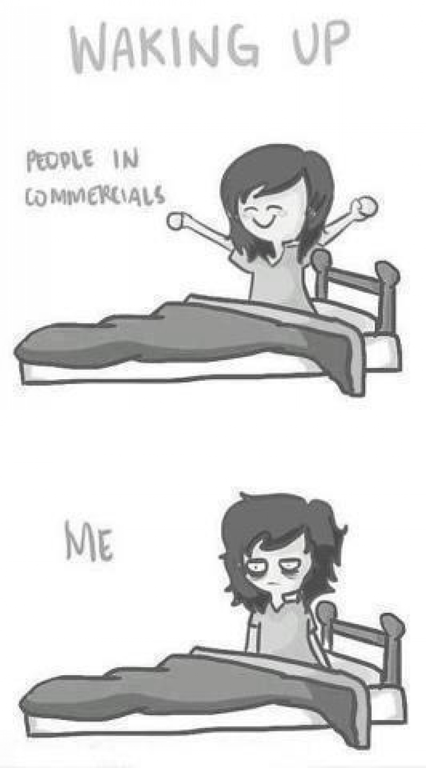                          Life VS Commercials                      