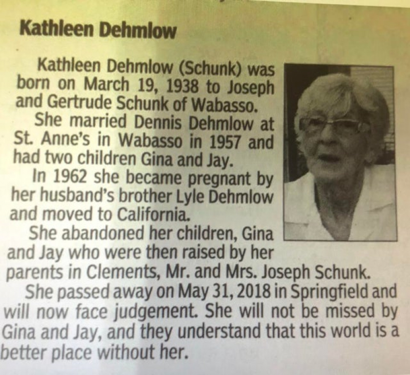 “A Better Place Without Her”