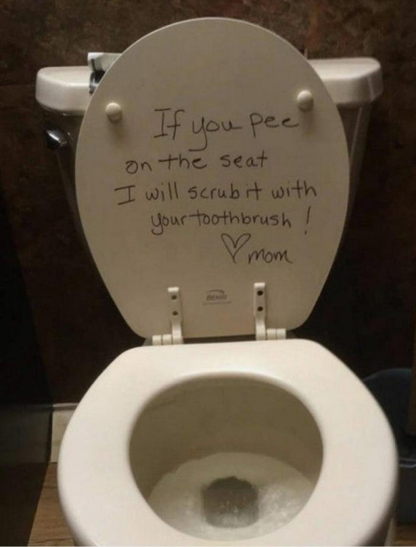Mom has had enough of my little bro.