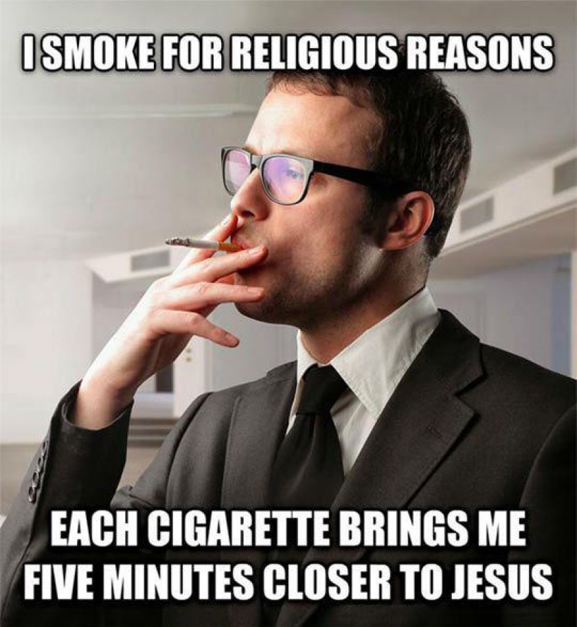 Whenever Someone Asks Me Why I Smoke