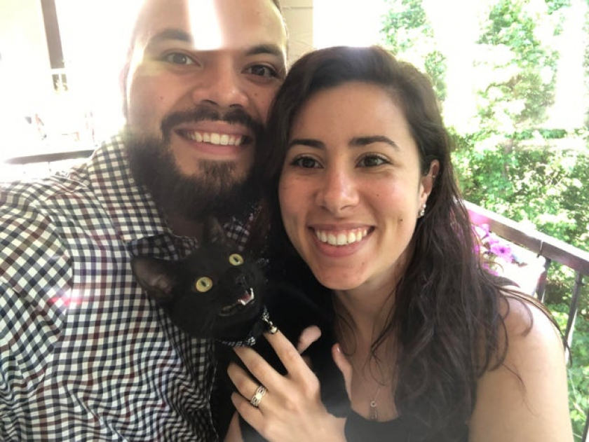 We tried taking a family photo