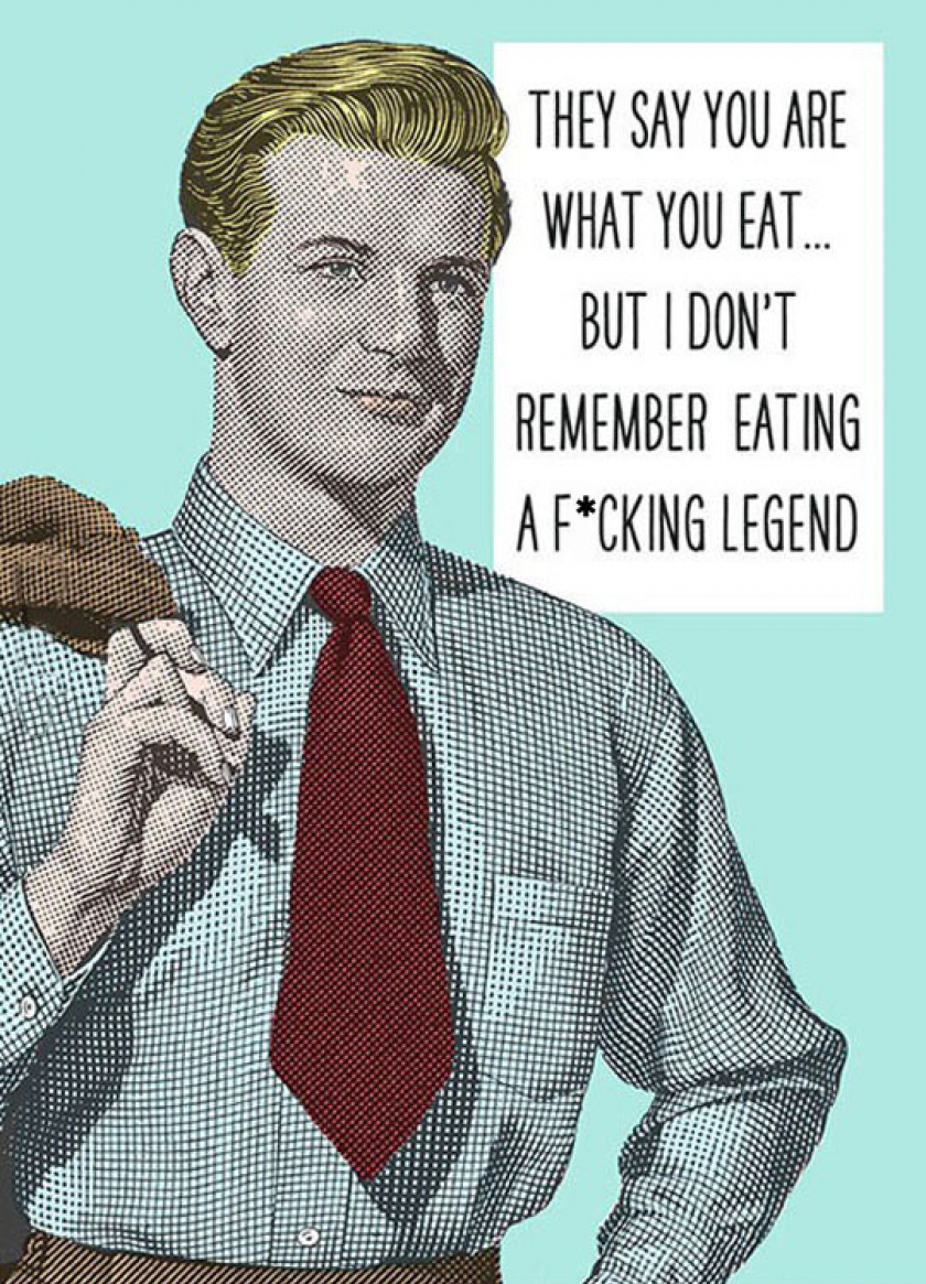 Well, It Seems You Are What You Eat