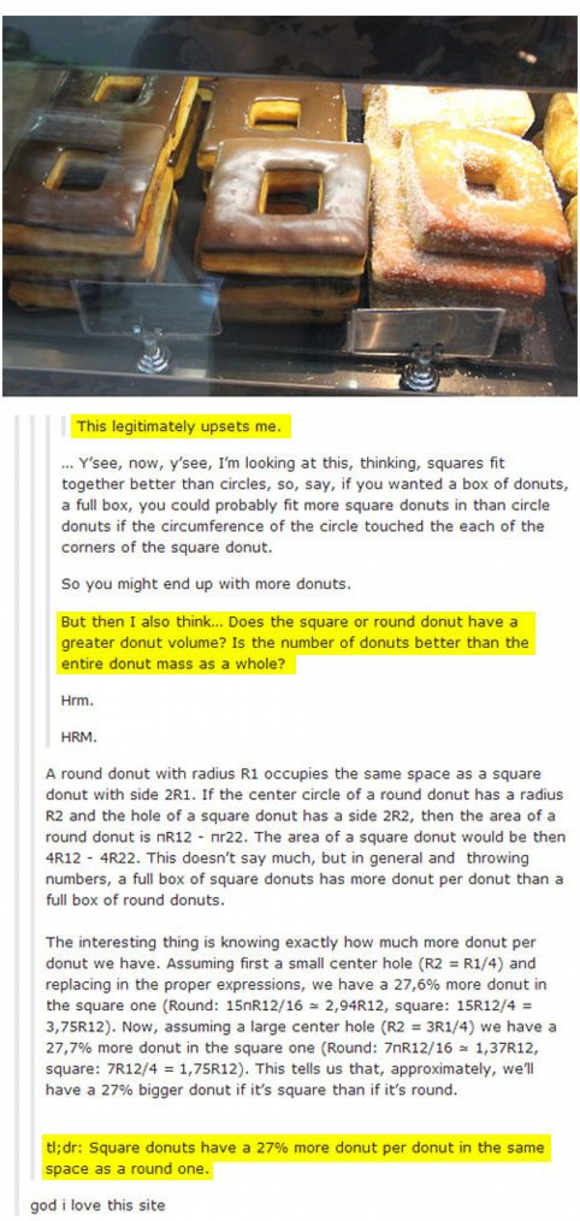 Donuts Math