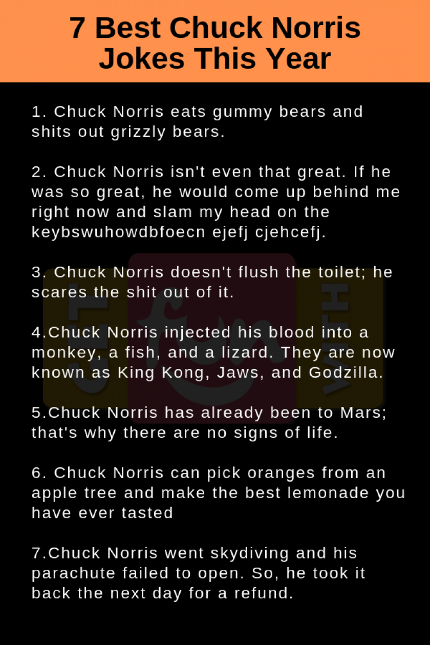 7 best chuck Norris Jokes