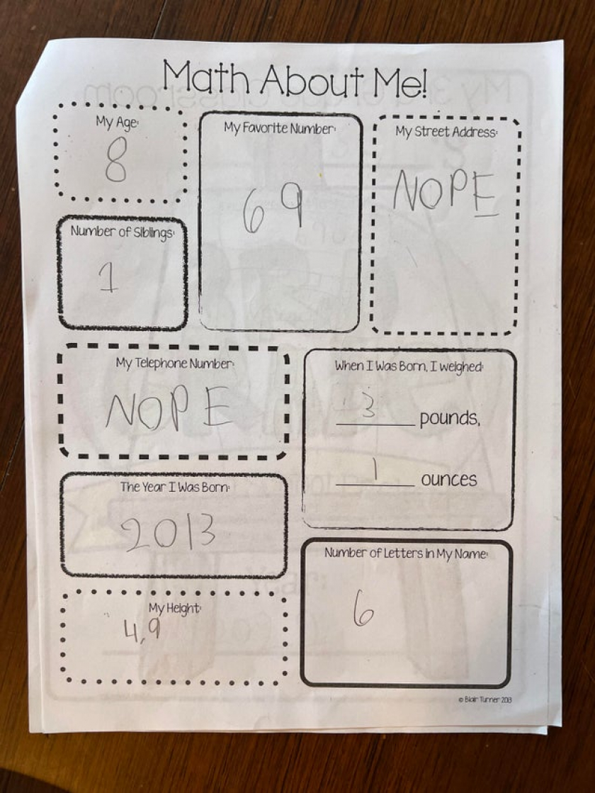 3rd grade is off to a great start.