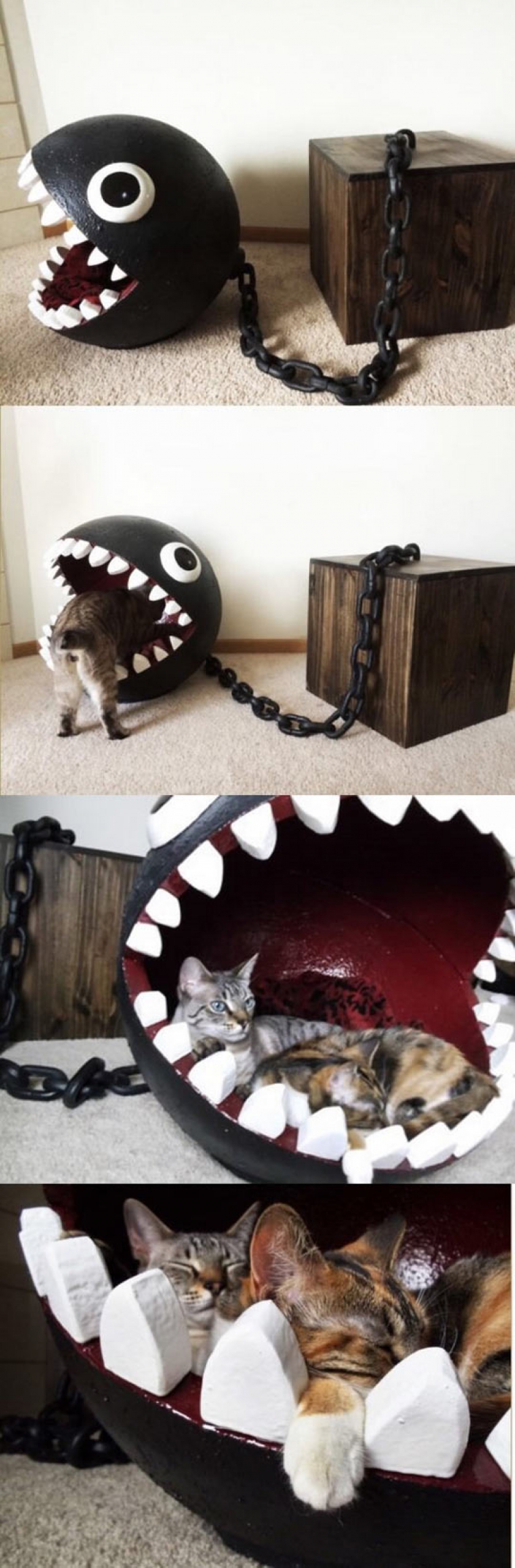 Chomp Chomp Kitty Bed