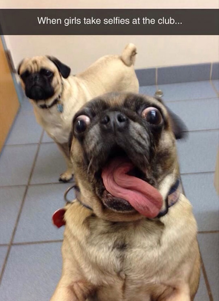 Taking Selfies At The Club