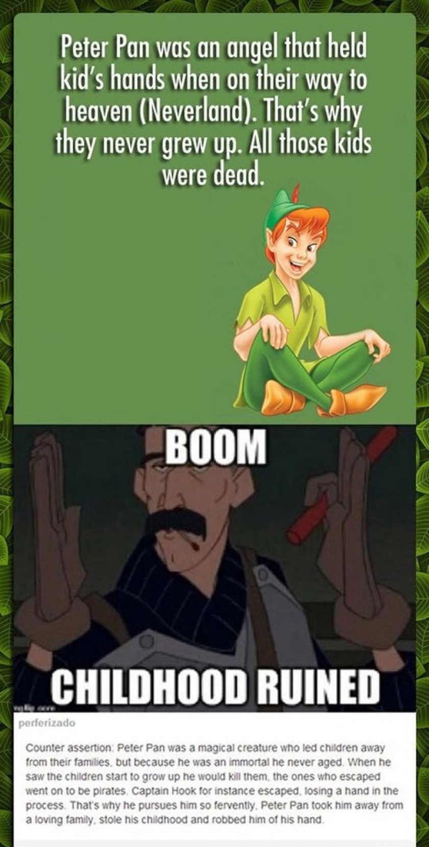 Peter Pan’s Dark Story