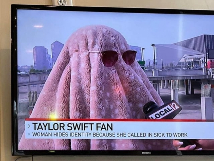 Taylor Swift Fan Hides Identity Because She Called in Sick to Work