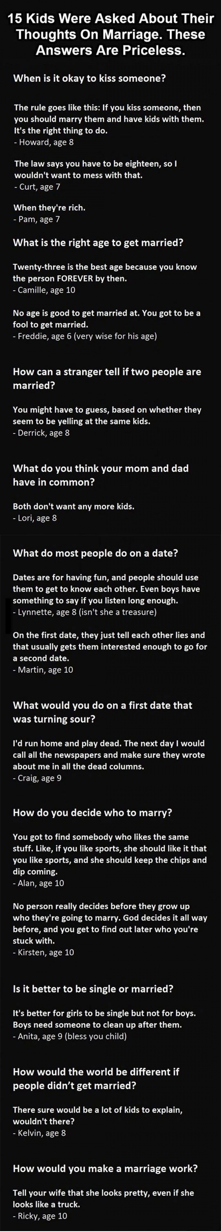 The Answers Are Priceless