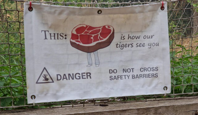 I found this sign at London Zoo
