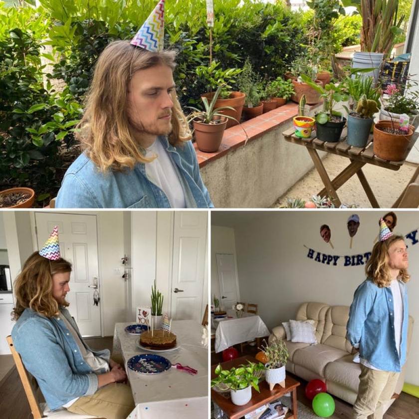 My quarantine birthday is going well.