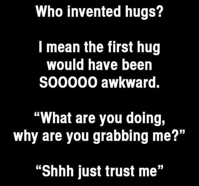 When The Hug Was Invented