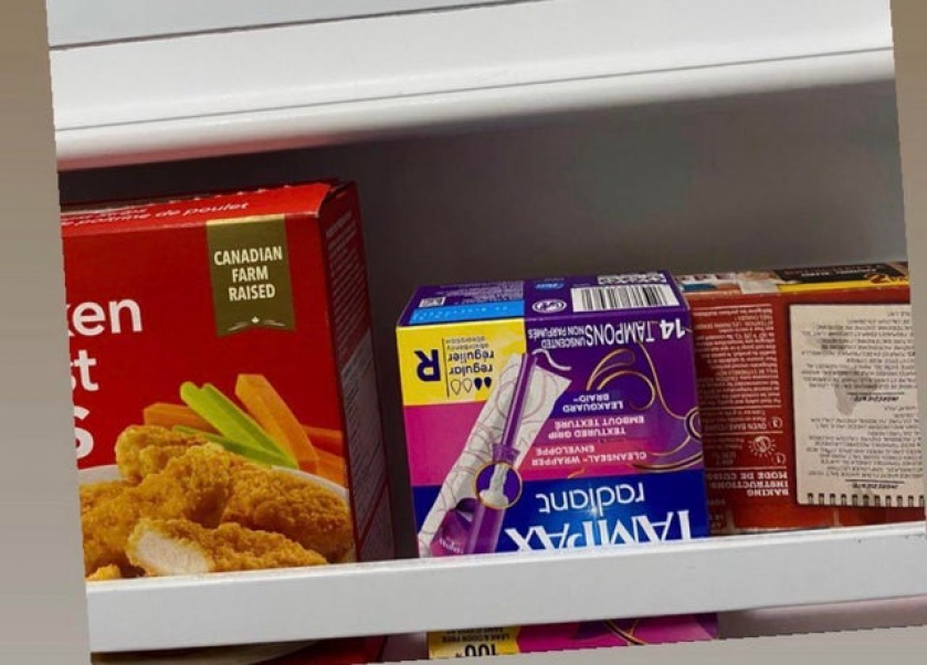 My BF specifically remembered purchasing the tampons. Turns out he did!