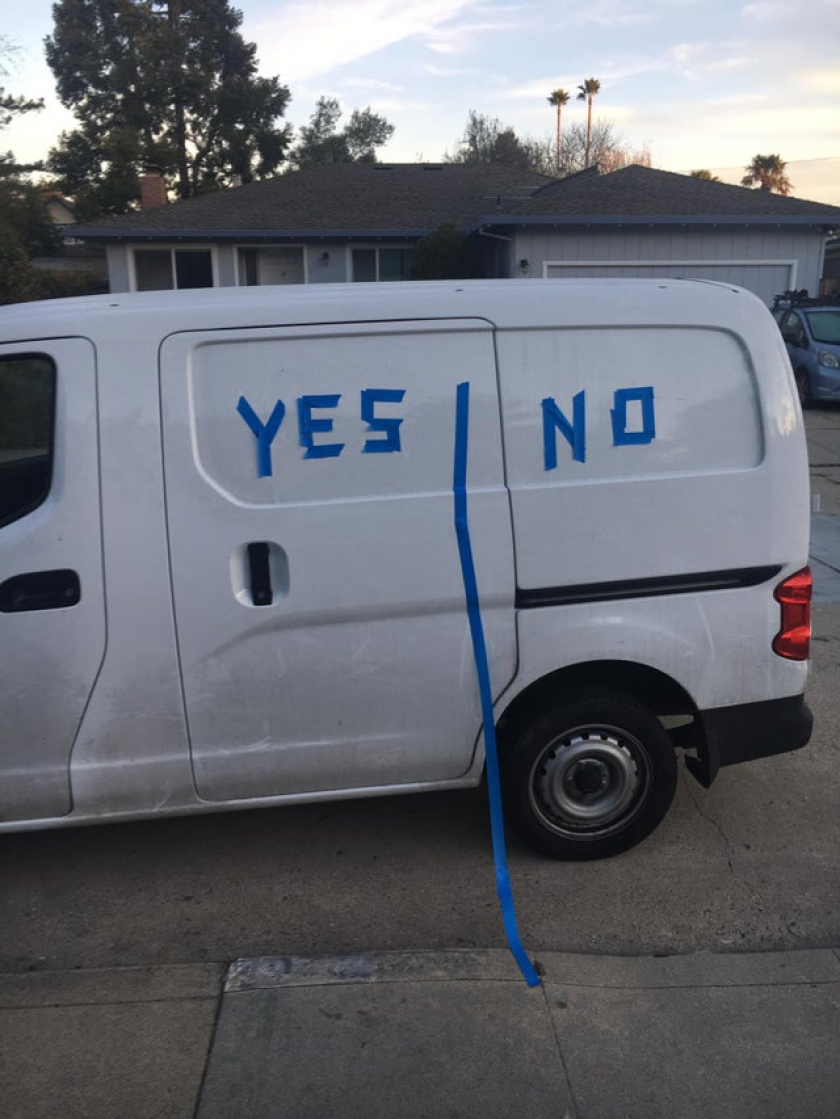 Friendly reminder to the person blocking my driveway