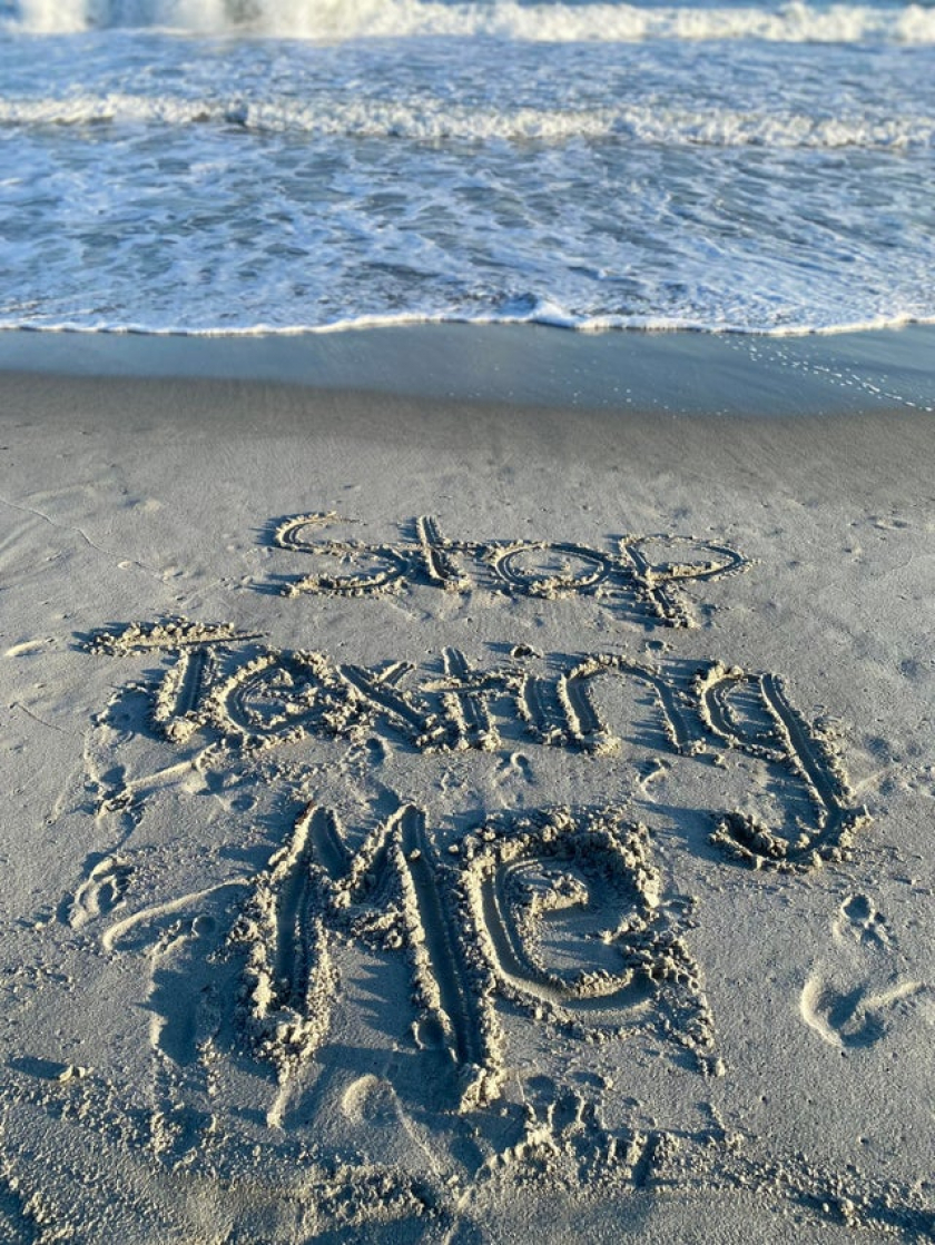 First vacation I’ve had all year and work won’t stop texting me… should I send it?
