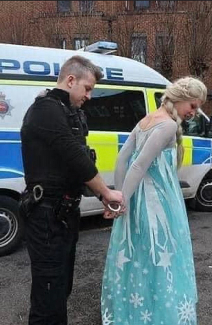 Police have caught the person responsible for this really cold weather we are suffering from.