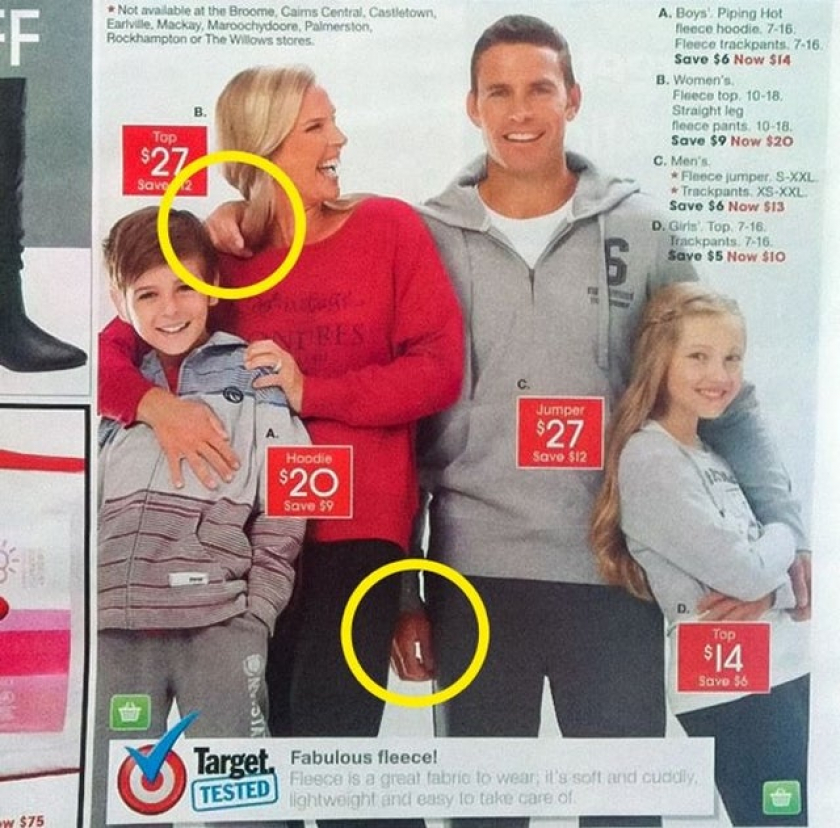 The man with 3 arms/hands