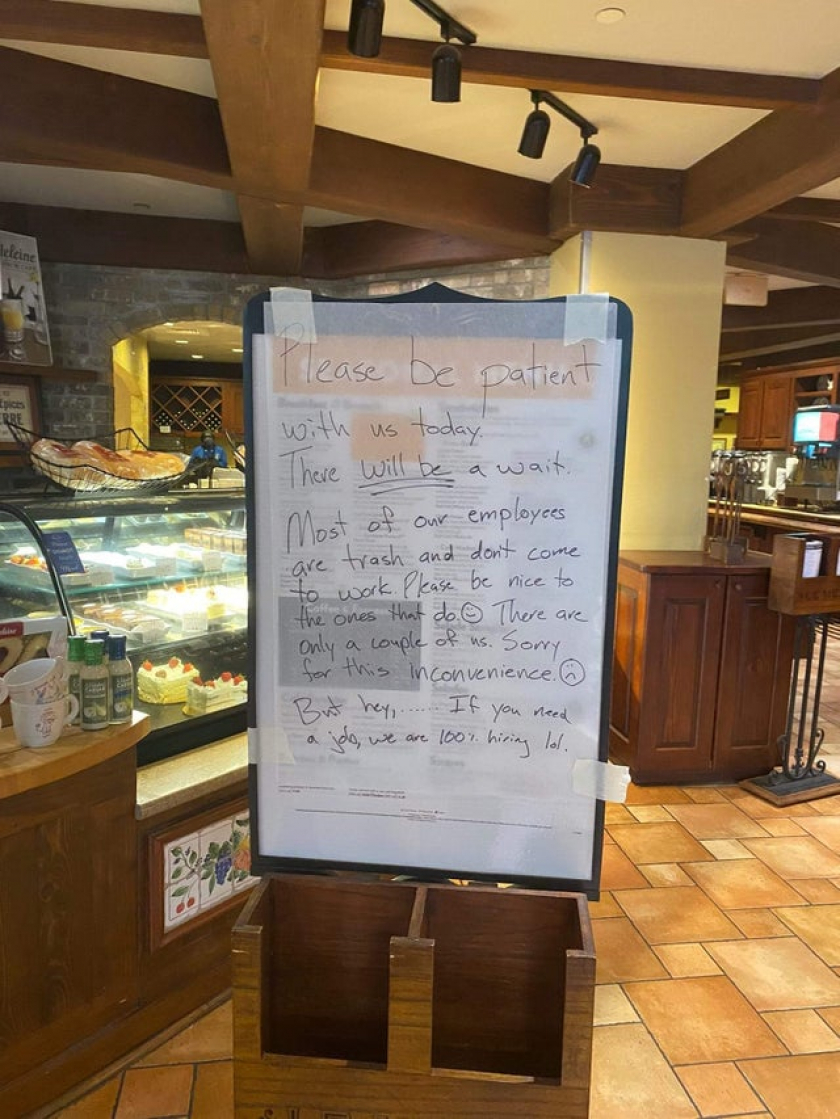 At least they're honest