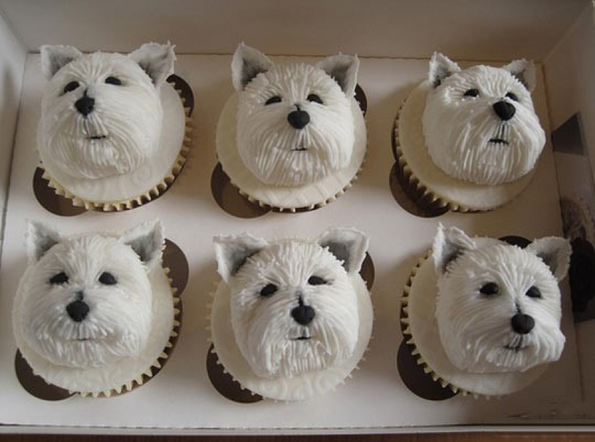 Delicious Westie Cupcakes