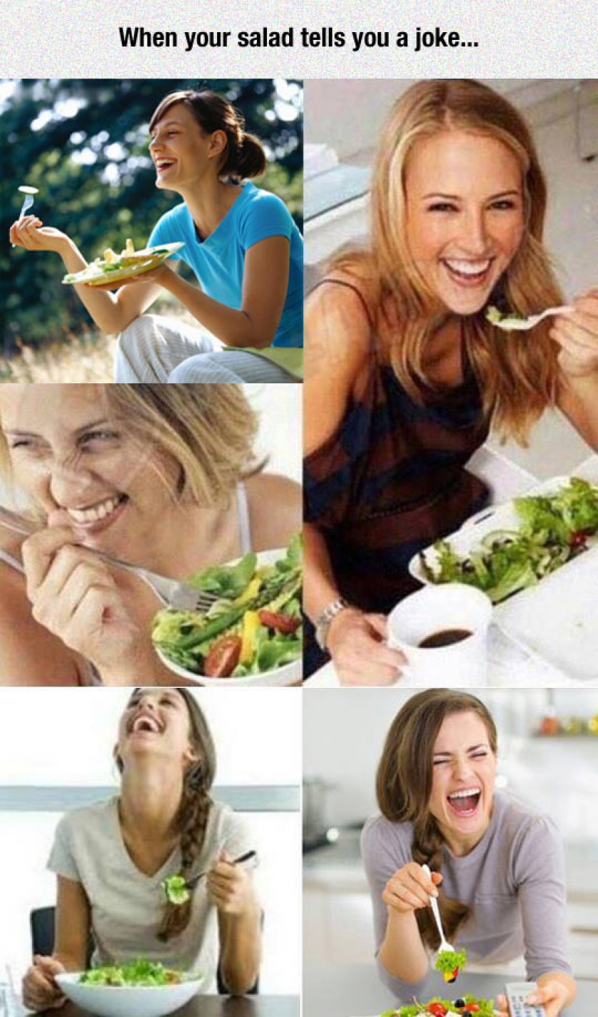 Oh Salad, You Are So Funny