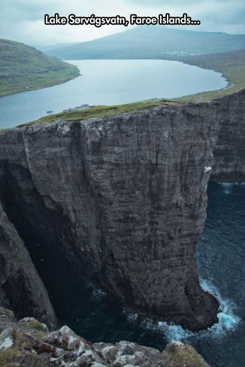 Lake Over The Ocean